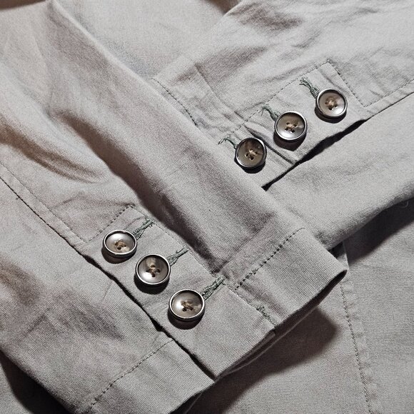 CAbi Women’s Gray Blazer Jacket XL Single-Button | Quiet Luxury Officecore - Picture 5 of 14